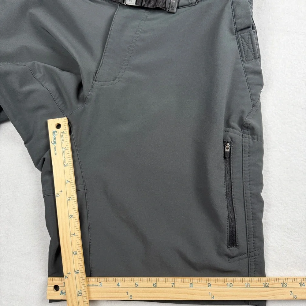 REI Men's Belted Outdoor Shorts Dark Gray Medium? - Picture 4 of 10